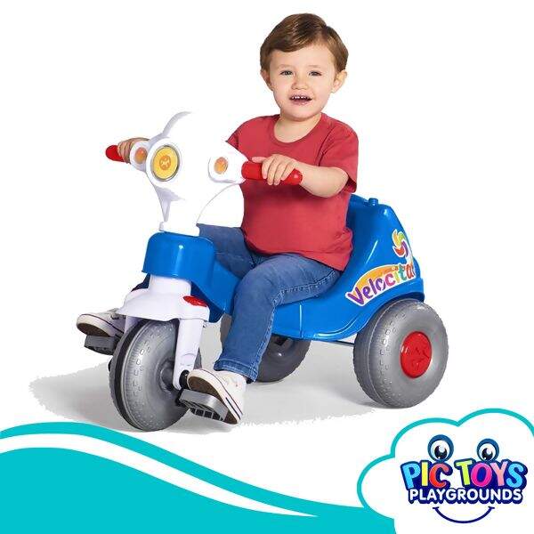 Triciclo Infantil Passeio e Pedal